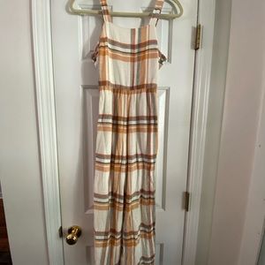 American Eagle Plaid Romper